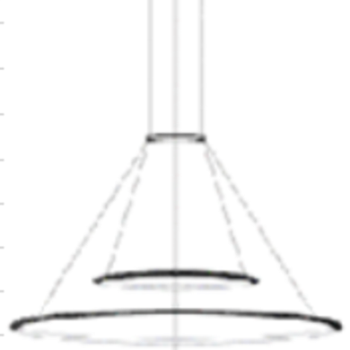 CF4O-00A9AZDU14 подвесной светильник Leds C4 Circular Outward 3 Rings (ø900 ø2000 ø900) белый