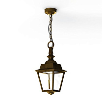 Chenonceau N° 1; Clear glass E27 75W; Gold patina
