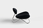 Meadow lounge chair Vidar 554/Chrome Woud, кресло — фото 1