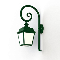 Place des Vosges 1 Tradition N° 5; Frosted glass E27 105W; Fir green
