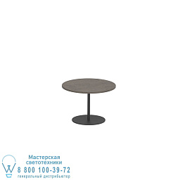 Butler side table 40cm round coated stainless steel & ceramic top Royal Botania Butler уличный стол