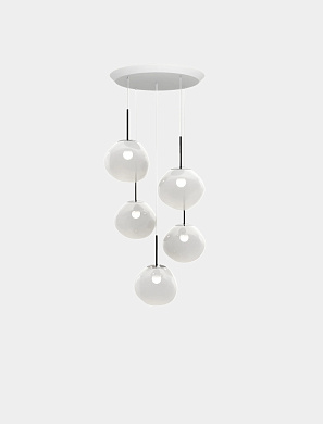 Подвесная система Tom Dixon Melt Opal Mini-Round