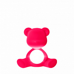 25002FX-FL Qeeboo Teddy аккумуляторный настольный светильник в форме медвежонка цвета фуксия