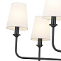 Pallas 42.75" 12 Light Chandelier Black люстра 52518BK Kichler — фото 9