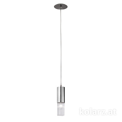 Kolarz Giro 6010.30160 подвесной светильник brunito brushed ø6.5cm мин. высота 28cm макс. высота 178cm 1 лампа e14
