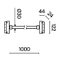 Tau Maytoni трековый светильник TR101-2-20W3K-B черный