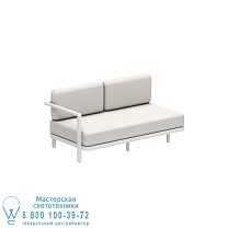 ALURA LOUNGE 160 ПРАВЫЙ ПОДРУКОПИЛЬНИК БЕЛЫЙ Royal Botania