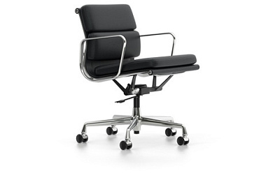 4055737328275 Soft Pad Vitra Кресло рабочее чёрное на колёсах с регулировкой