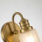 Настенный светильник Swell Quoizel QZ-SWELL1-BB-BATH шлифованная латунь — фото 1