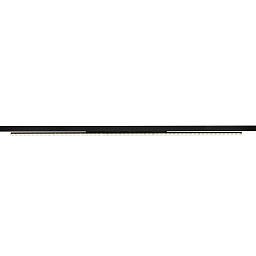 трёхфазный трековый светильник линейного типа чёрного цвета