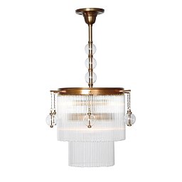 PP-374 Patinas lighting Versailles подвес из ярусов стеклянных трубок, 47 см