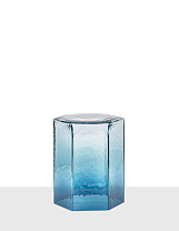 Настольная лампа Bomma Hex, средний, стекло: синий Ocean Blue