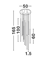 NL_DECORATIVE_ELETTRA_SUSPENSION Nova Luce ELETTRA Подвесной светильник