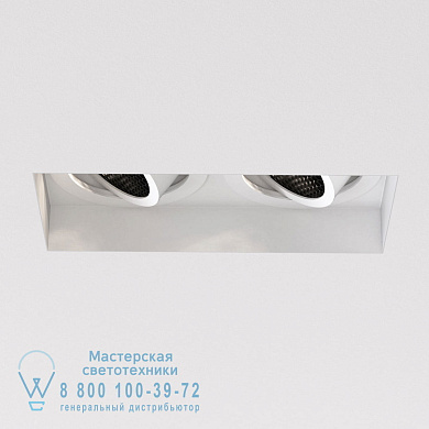 1248022 Trimless Square Twin Adjustable потолочный светильник Astro lighting Мэтт Уайт