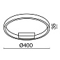 Rim Maytoni потолочный светильник MOD058CL-L25BK черный