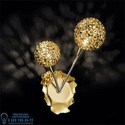 6843/A2 MM lampadari Sfere настенный светильник с шарообразными плафонами из металлической сетки
