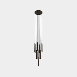 00-8319-60-60 Leds C4 Candle подвесной светильник с четырнадцатью цилиндрическими плафонами