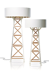 8718282298580 Moooi Construction торшер с каркасом в виде башенной конструкции и цилиндрическим плафоном