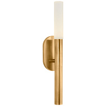 Rousseau Small Bath Sconce антично-патинированная латунь с гравированным кристаллом