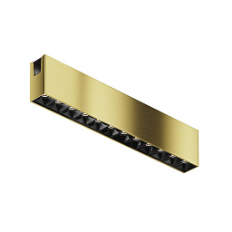TR150-1-12W4K-M-BS Maytoni Points трековый линейный светильник в латунном оформлении