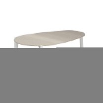 СТОЛИК TEA TIME 100X60CM H40 WHITE CERAMIC TAUPE GREY Royal Botania