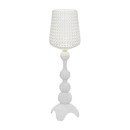 0918503 Kartell Kabuki торшер с белым плафоном и ажурным основанием