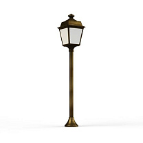 Place des Vosges 1 Tradition N° 10; Frosted glass E27 105W; Gold patina