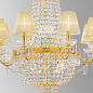 Kolarz EMPIRE 0418.88+8.3.SpT люстра золото 24 карата ø76cm высота 100cm мин. высота 110cm макс. высота 130cm 8+8 лампы e14+e27 — фото 2