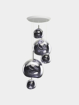 Подвесная система Tom Dixon Melt Large-Round - Дымчатый полированный Поликарбонат