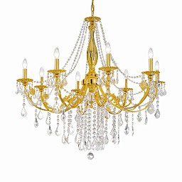 Kolarz PISANI CRYSTAL 1301.88.3.SpT люстра золото 24 карата ø101cm высота 100cm мин. высота 120cm макс. высота 180cm 8 ламп e14
