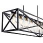 Moorgate 7 Light Linear Chandelier Black люстра 44082BK Kichler