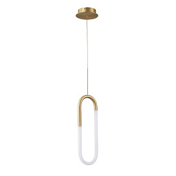 A2233SP-20GO Arte Lamp LUMINO подвесной светильник с овальной рамкой и золотистыми элементами