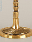 TM0084.BR Acanthus Column Vaughan настольная лампа из латуни с декоративной колонной и круглым основанием — фото 1