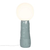 Kokeshi High, белое матированное стекло, серое керамическое основание