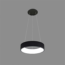 C345010NCA ACB Iluminacion Dilga подвесной светильник с чёрным кольцевым плафоном и равномерным светом