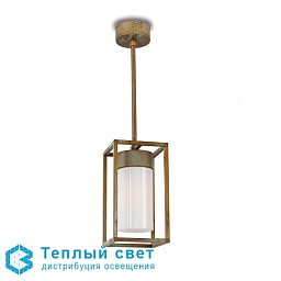 3368 Moretti Luce Cubic потолочный уличный светильник с цилиндрическим стеклянным плафоном
