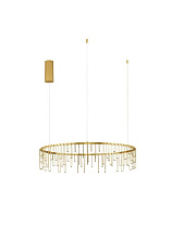 Triac Dimmable Gold Copper & Gold Aluminium LED 30 Watt 220-240 Volt 2422Lm IP20 3000K D: 80 H: 150 cm