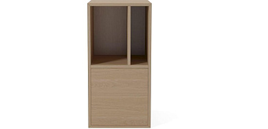 Case 2 x 1 shelf module w. open front and drawer - 35 cm Bolia тумба с ящиком 04-007-17_4771