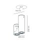Потолочный спот Milan Iluminacion Kronn 206×2, черный — фото 2