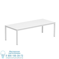 СТОЛ TABOELA 240X100CM БЕЛЫЙ + КЕРАМИЧЕСКАЯ СТОЛЕШНЯ БЕЛАЯ Royal Botania
