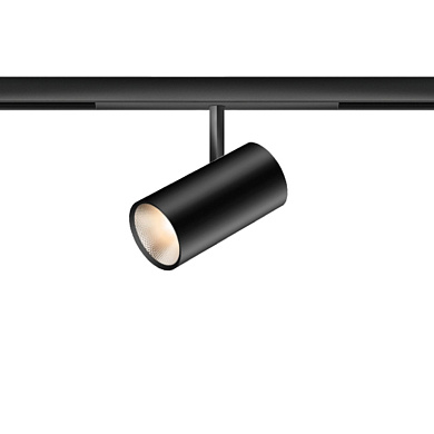 магнитный трековый прожектор цилиндрической формы черного цвета
