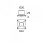 i-LED Envelope-4 powerLED 1 W 350 mA настенный светильник — фото 4