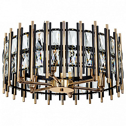 A1043SP-6BK Arte Lamp Alruba подвесная люстра с вертикальными элементами в бронзовом цвете