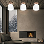 Kolarz Chalet A1352.11.Gr потолочный светильник ø19cm мин. высота 23cm макс. высота 23cm 1 лампа e27 — фото 1