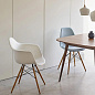 4055737331718 Eames Vitra Стул обеденный на деревянных ножках, белый/золотистый клен — фото 2