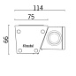 BI73 Linealuce iGuzzini Compact - Wall-/Ceiling-mounted LEDs - DMX512-RDM control - L=998mm - Wall Grazing Optic