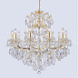 Люстра Crystal Lux ISABEL SP11 GOLD/TRANSPARENT — фото 1
