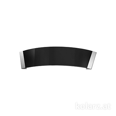 Kolarz Barca 2 0295.61.5.Bk настенный светильник хром черный ширина 41cm высота 11cm 2 лампы g9