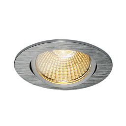 встраиваемый потолочный светильник круглой формы с металлическим ободом LED 2700K