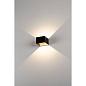 151320 SLV LOGS IN WL black/gold 3000K настенный светильник — фото 2
